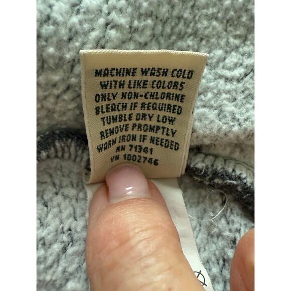 L.L. Bean Men’s 1/4 Zip Sweatshirt Heather Gray Pullover Size XXL Tall - Picture 3 of 8